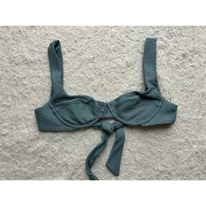 🥶 L*Space Nikita Bikini Top Size Small in Dusky Blue